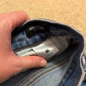 Modern Straight Blue Jeans